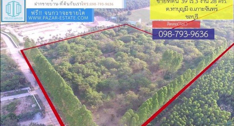For sale land in Ko Chan, Chonburi