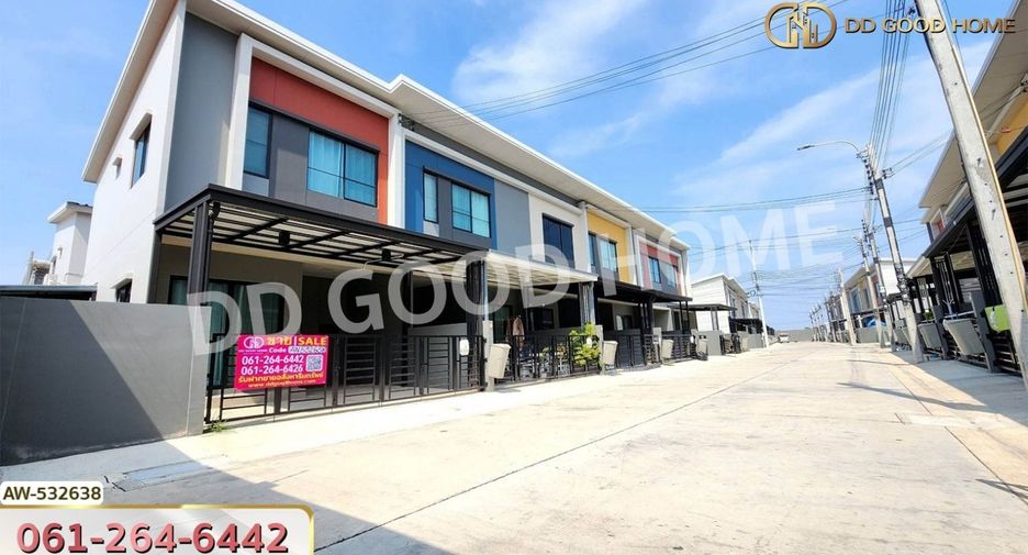 Reihenhaus zum Kauf mit 3 Zimmer in Phra Samut Chedi, Samut Prakan