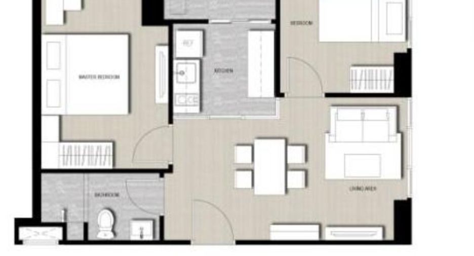 For sale 2 bedrooms condo in Watthana, Bangkok