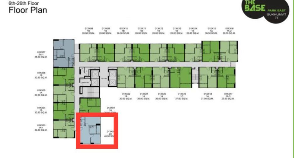 For sale 2 bedrooms condo in Watthana, Bangkok