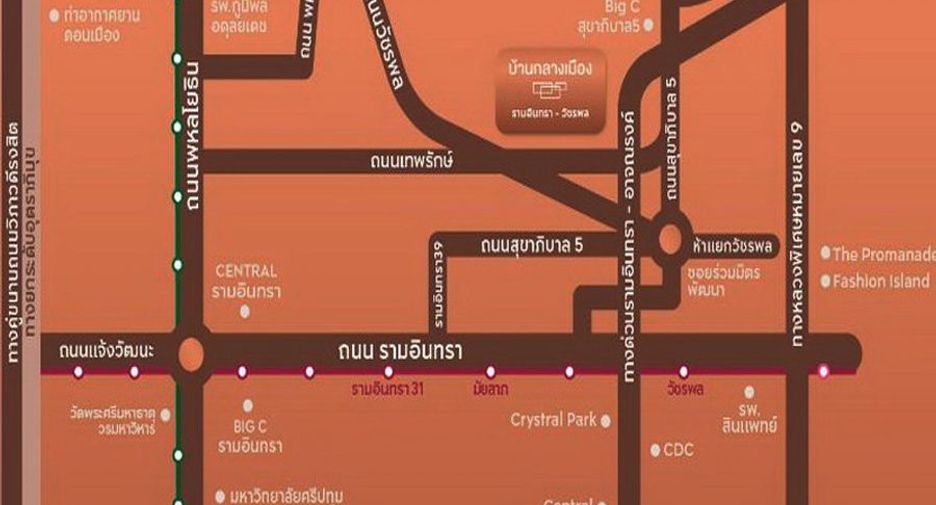 Reihenhaus zum Kauf mit 3 Zimmer in Sai Mai, Bangkok