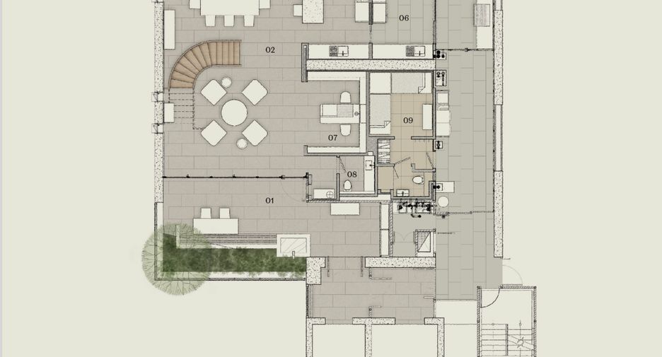 Condo en venta de 3 habitaciones en Yan Nawa, Bangkok