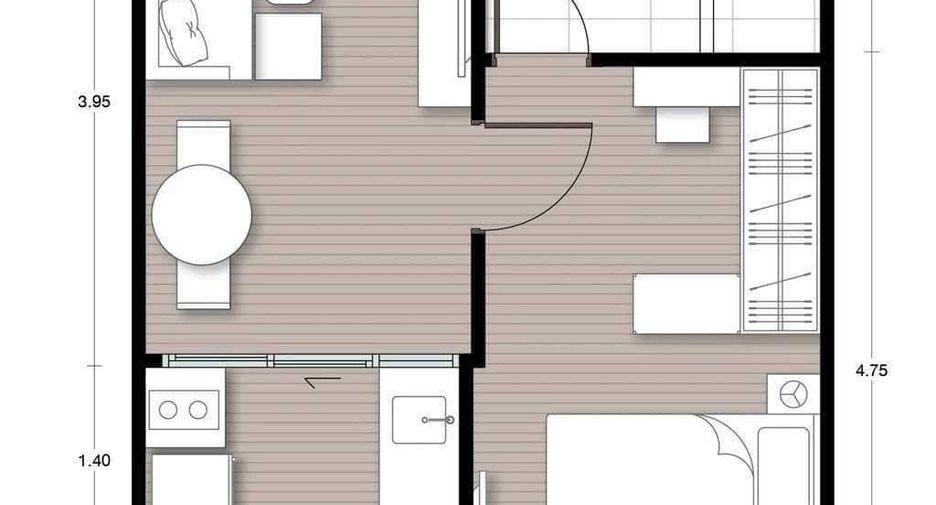À vendre 1 chambre condo à Bangkok Noi, Bangkok