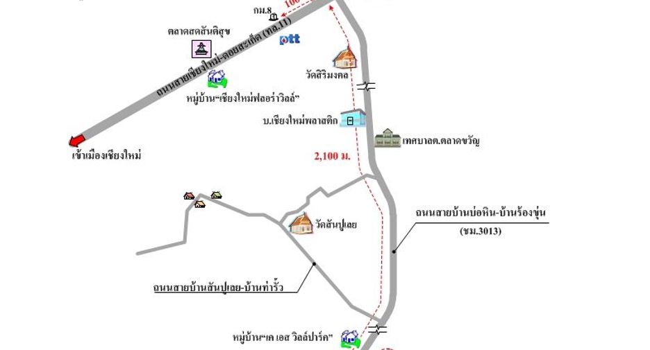 For sale 3 bedrooms house in Doi Saket, Chiang Mai
