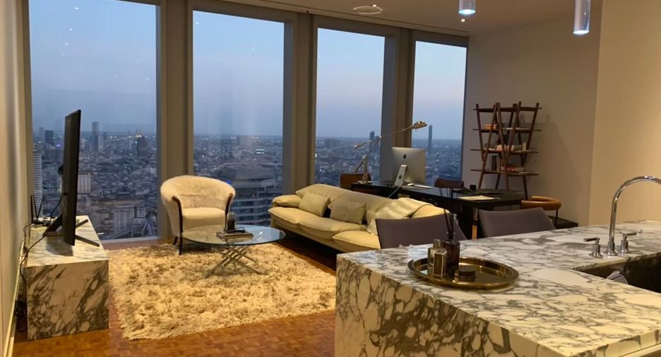 For rent 2 bedrooms condo in Sathon, Bangkok