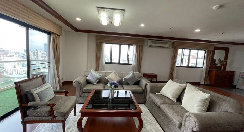 Apartamento con servicios en alquiler de 3 habitaciones en Watthana, Bangkok