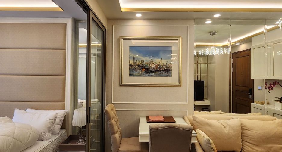 For rent and for sale studio condo in Huai Khwang, Bangkok
