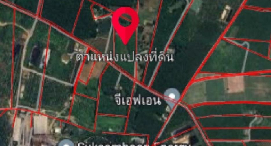For rent land in Nong Yai, Chonburi
