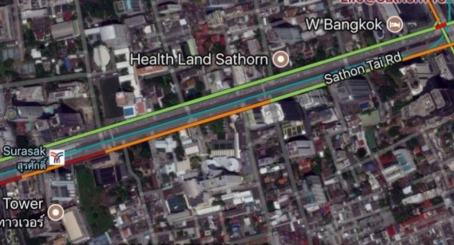 Wohnung zur Miete mit 2 Zimmer in Sathon, Bangkok