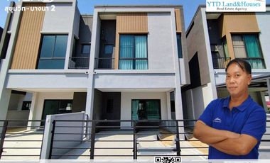 For rent 3 bed townhouse in Bang Phli, Samut Prakan