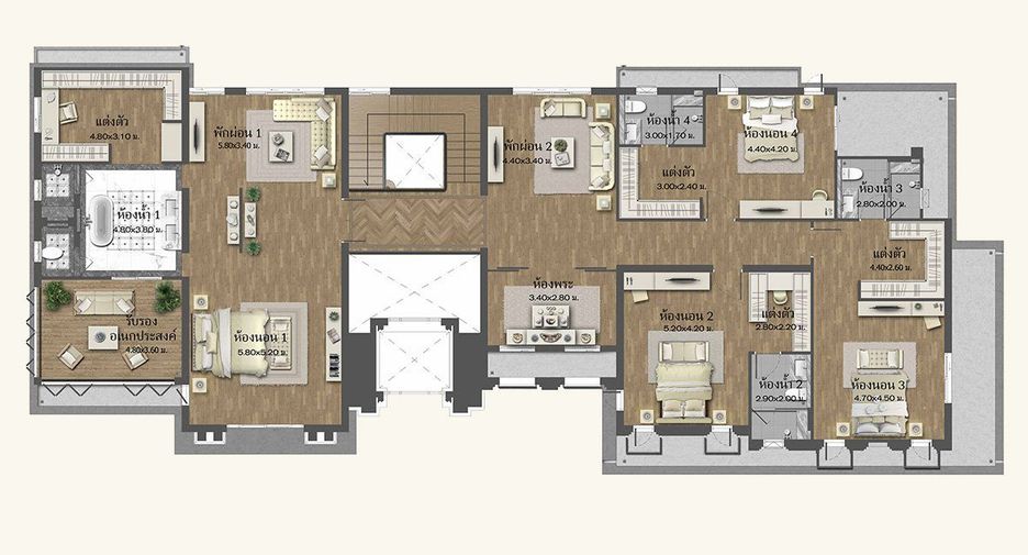 À vendre 5 chambres maison à Suan Luang, Bangkok