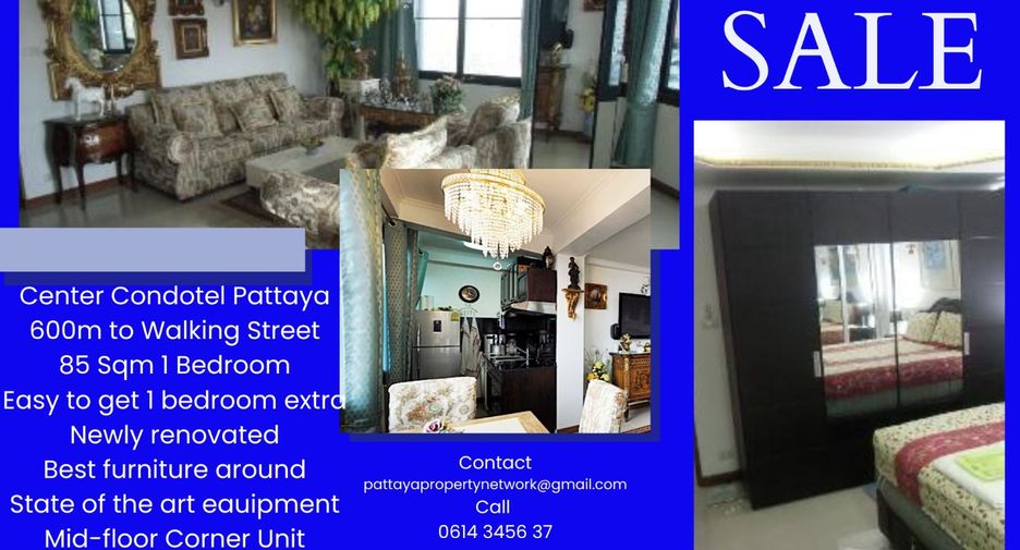 For sale 1 bed apartment in Bang Lamung, Chonburi