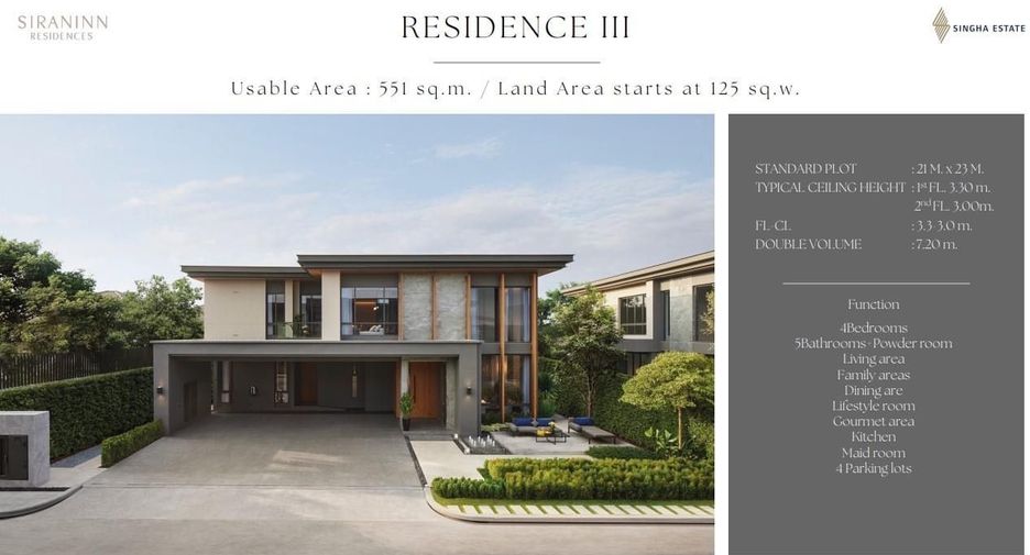 For rent and for sale 4 bedrooms house in Suan Luang, Bangkok