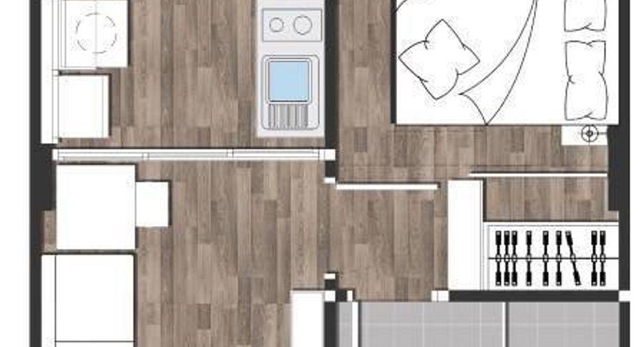 For rent 1 bed condo in Bang Na, Bangkok