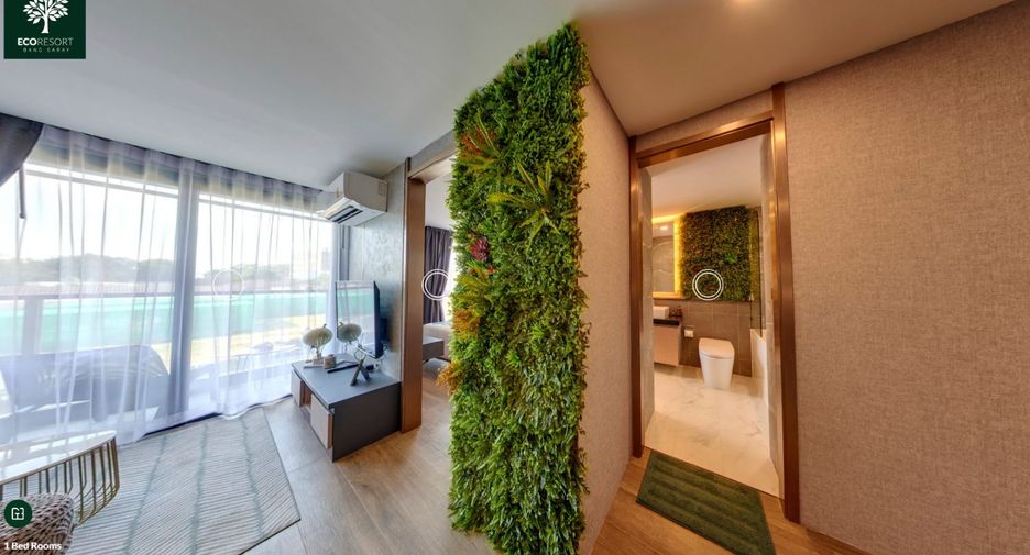 À vendre 1 chambre condo à Sattahip, Chonburi