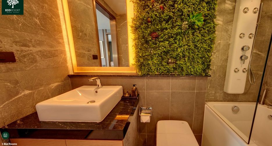 À vendre 1 chambre condo à Sattahip, Chonburi