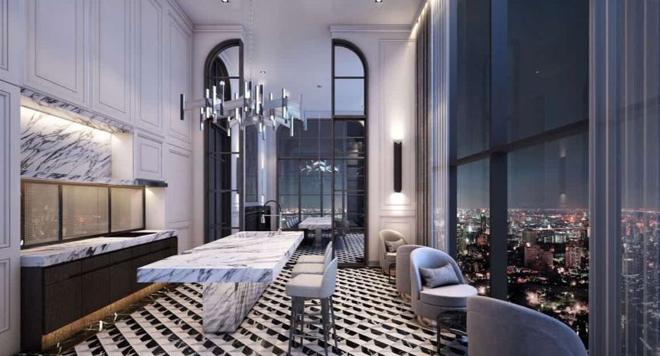 Wohnung zur Miete mit 3 Zimmer in Pathum Wan, Bangkok