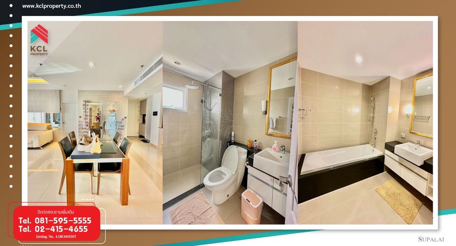 For sale 3 bedrooms condo in Huai Khwang, Bangkok