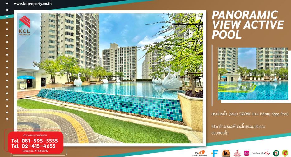 For sale 3 bedrooms condo in Huai Khwang, Bangkok