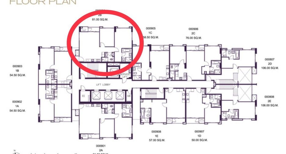 For sale 2 bedrooms condo in Khlong Toei, Bangkok