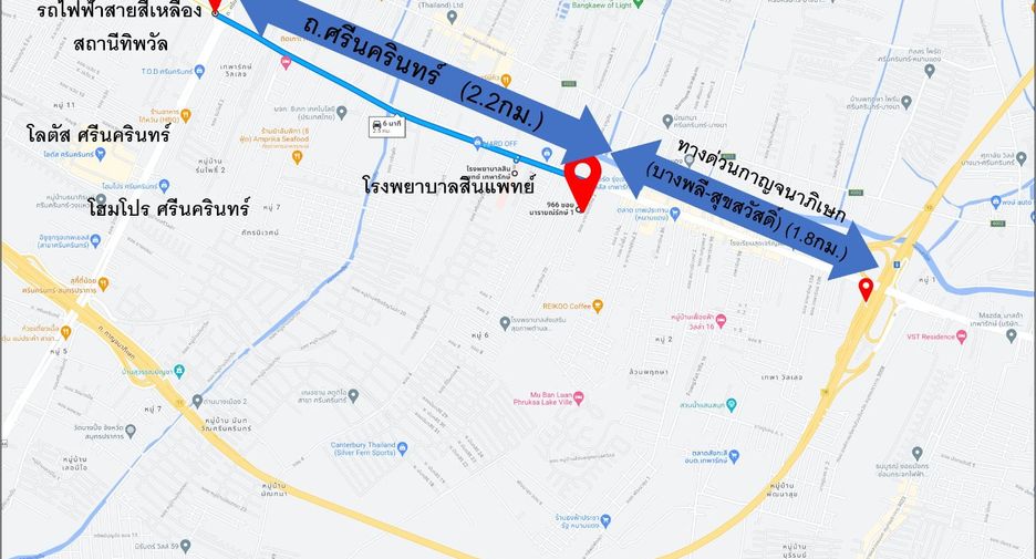 For sale 4 bed warehouse in Mueang Samut Prakan, Samut Prakan