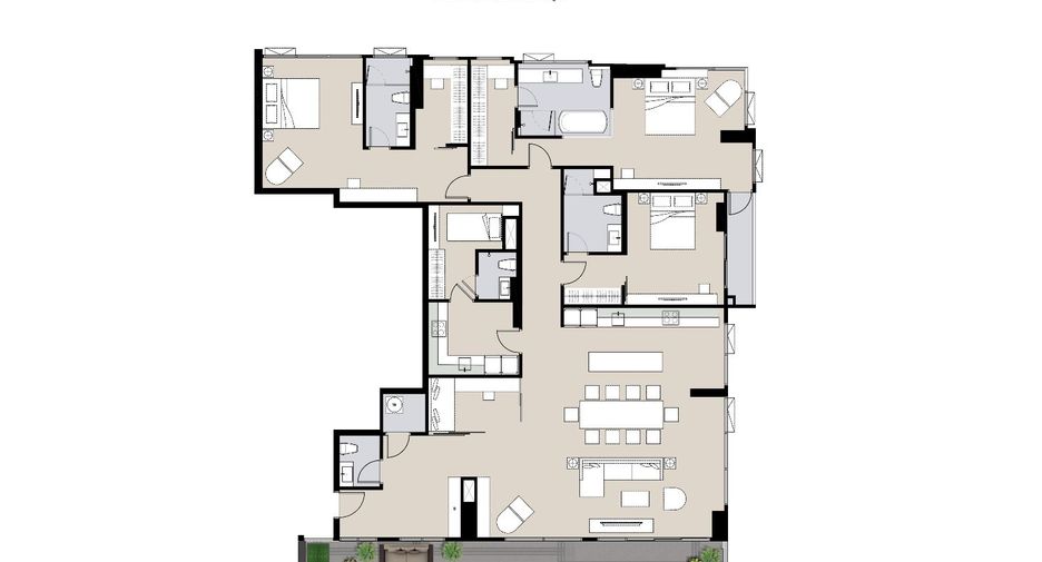 For rent and for sale 3 bedrooms condo in Pathum Wan, Bangkok