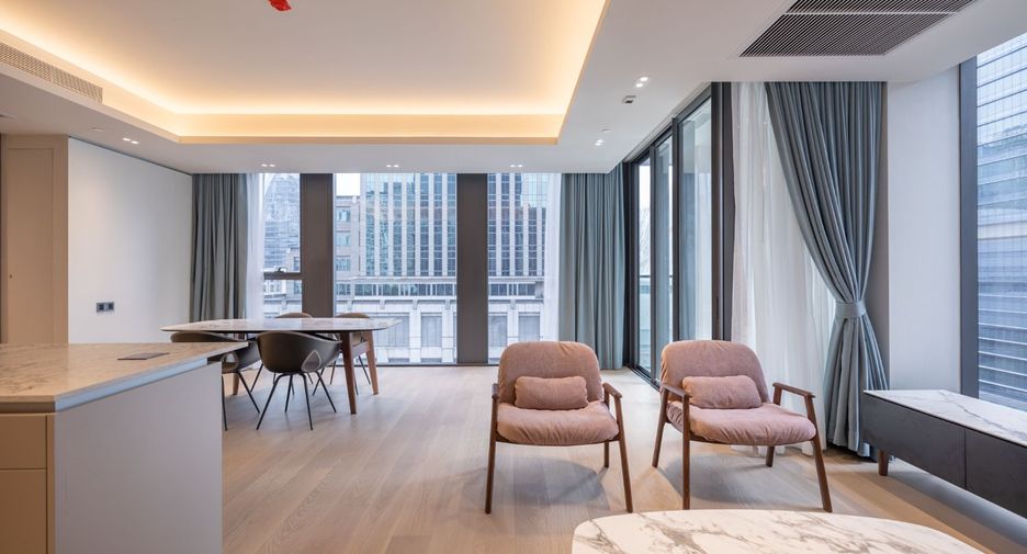 Condo en alquiler de 2 habitaciones en Pathum Wan, Bangkok
