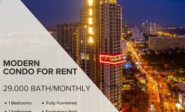 For rent 1 Beds condo in Jomtien, Pattaya