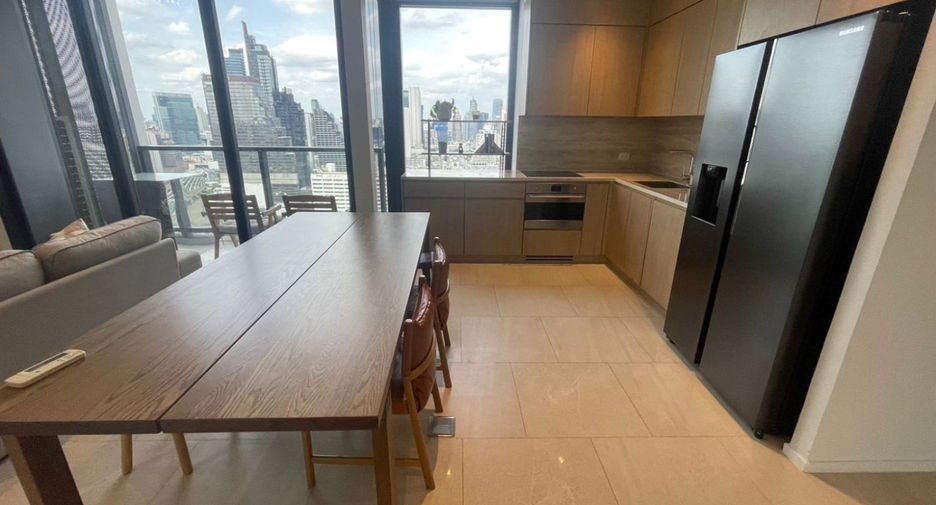 For rent and for sale 2 bedrooms condo in Sathon, Bangkok