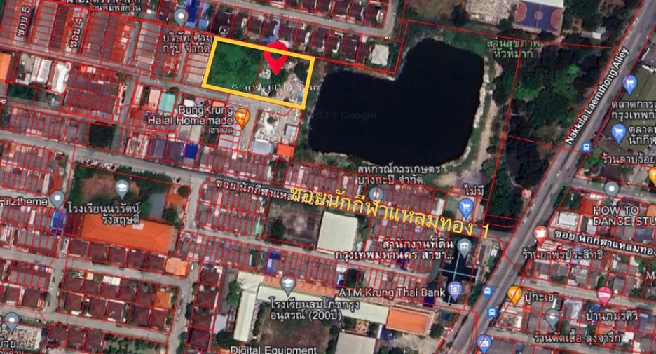 For sale land in Saphan Sung, Bangkok