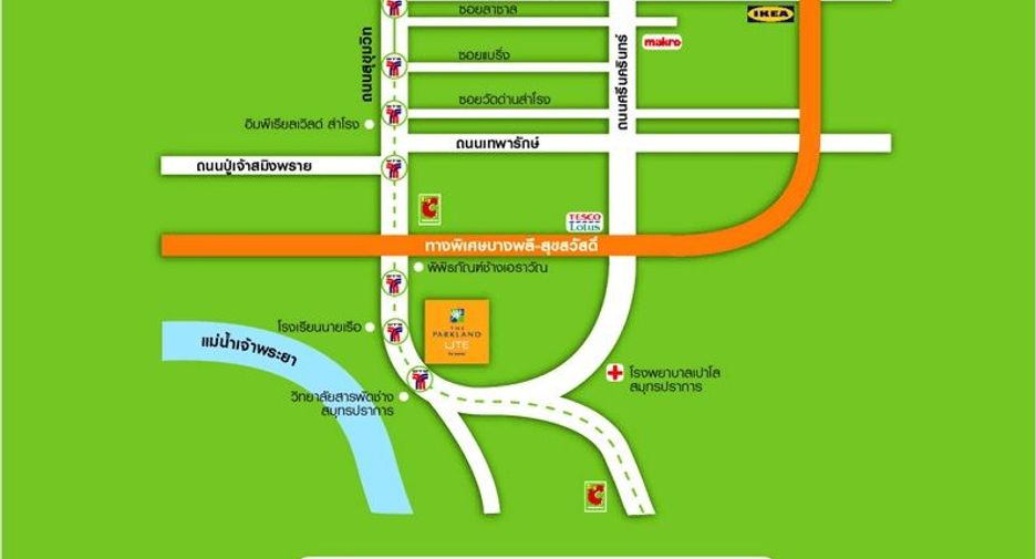For sale 1 bed condo in Mueang Samut Prakan, Samut Prakan