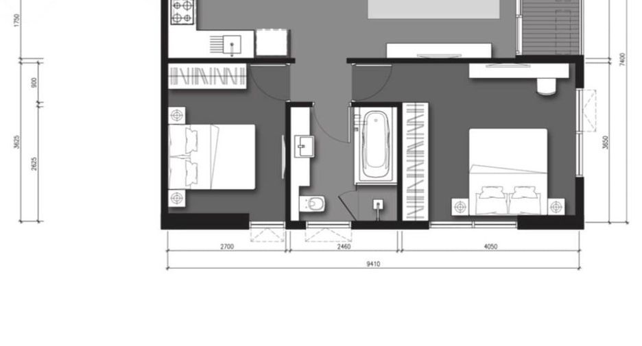 À louer et à vendre 2 chambres condo à Watthana, Bangkok