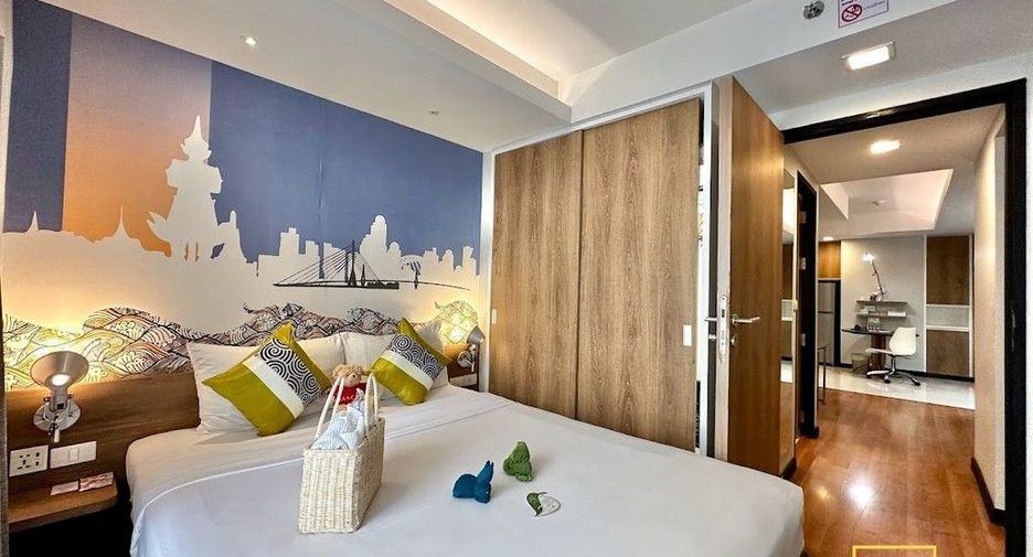 Serviced Apartment zur Miete mit 1 Zimmer in Watthana, Bangkok
