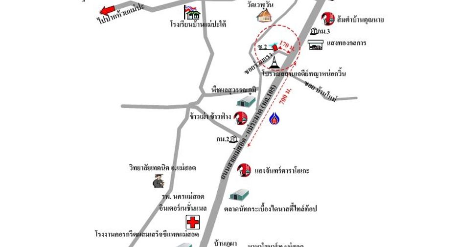 For sale studio house in Mae Sot, Tak