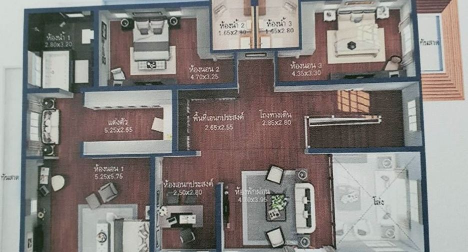 For sale 4 bedrooms house in Bang Phli, Samut Prakan