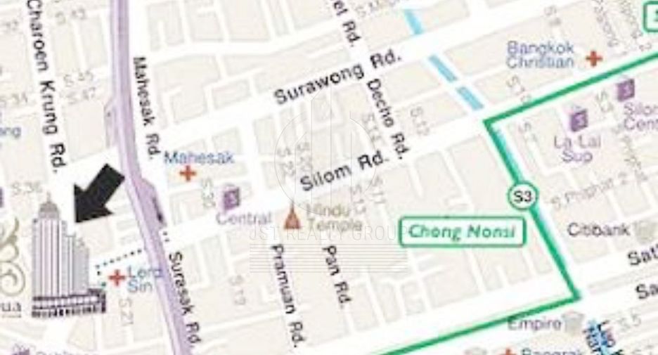 Wohnung zum Kauf mit 2 Zimmer in Bang Rak, Bangkok