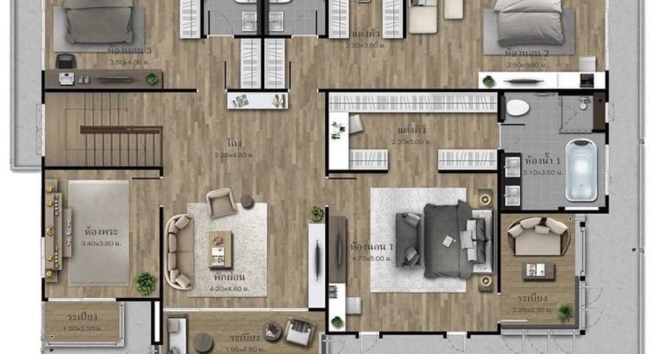 ให้เช่า 4 ห้องนอน บ้านเดี่ยว ใน สายไหม, กรุงเทพฯ