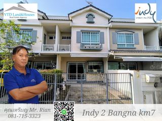 For rent 2 bed townhouse in Bang Phli, Samut Prakan