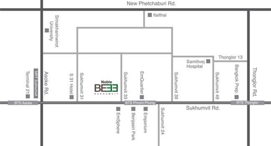 Wohnung zur Miete und zum Kauf mit 1 Zimmer in Watthana, Bangkok