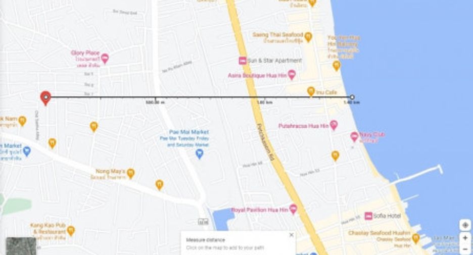 Terreno en venta en Hua Hin, Prachuap Khiri Khan
