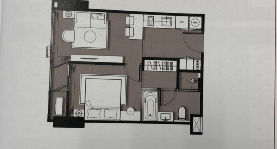 Wohnung zum Kauf mit 1 Zimmer in Khlong Toei, Bangkok
