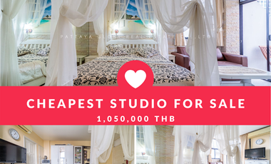 For sale 1 bed condo in Bang Lamung, Chonburi