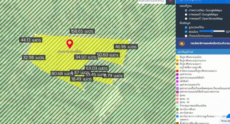 For sale land in Mae On, Chiang Mai