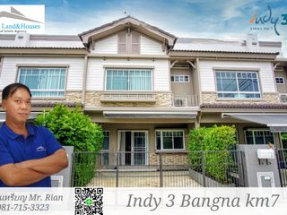 For rent 3 bed townhouse in Bang Phli, Samut Prakan