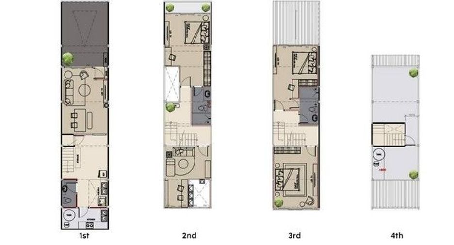 Casa adosada en venta de 3 habitaciones en Bang Kho Laem, Bangkok