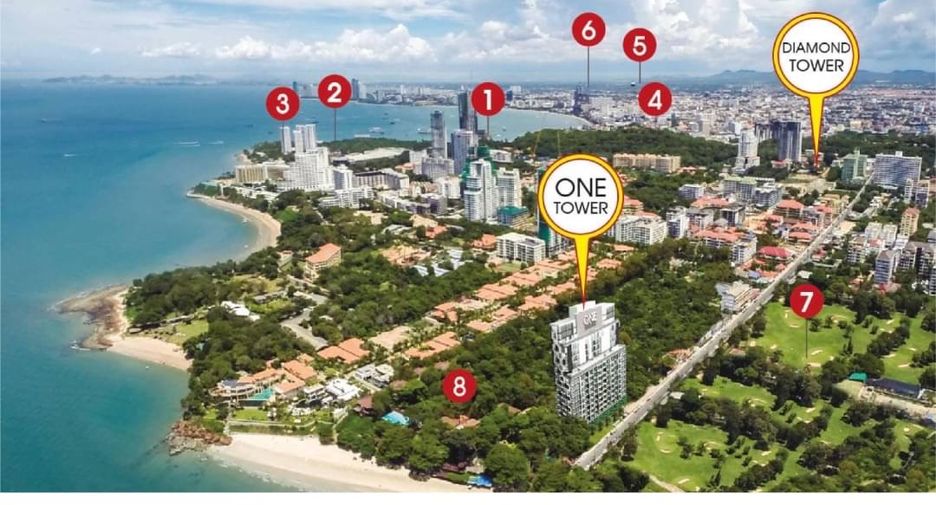 出售 1 卧室 公寓 在 Bang Lamung, Chon Buri