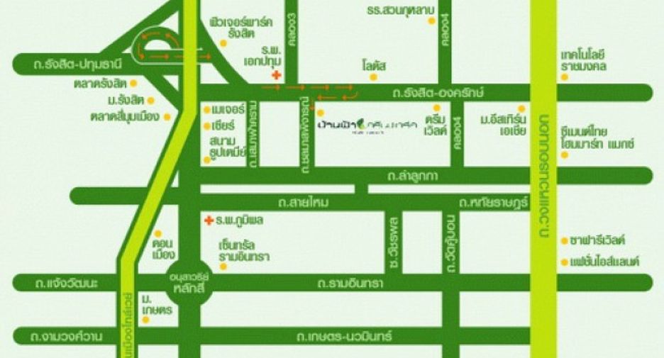 Baanfah GreenPark Rangsit – Klong 3