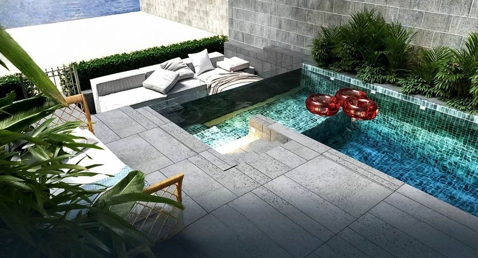 X-Space Private Pool Villa Hinter dem Garten